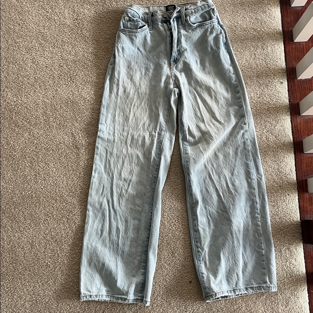 BDG Urban Outfitters High & Wide Jeans Light Wash Size 25